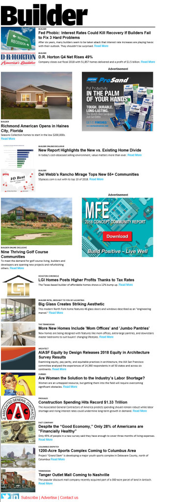 BuilderOnline.com (e-newsletter) 11.8.18 Cordillera Ranch