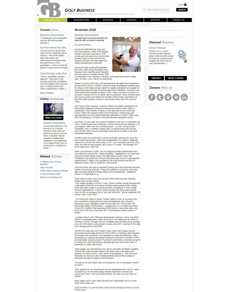 GolfBusiness.com 11.1.18 Cordillera Ranch